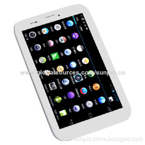 Wholesale price 3G quad core tablet phones PC, 7-inch IPS screen, 1.5 Ghz, 1GB, 16GB, made in China